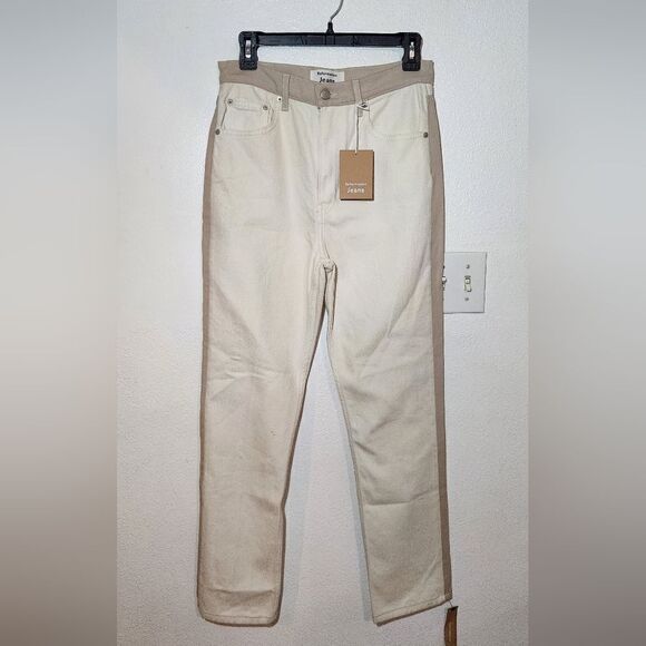 NWT Reformation Cynthia Tonal Reworked High Rise Straight Jean Wash Clay Size 27 - Picture 11 of 14